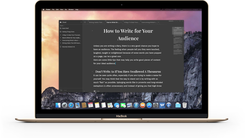 Best app for distracted writers mac computer
